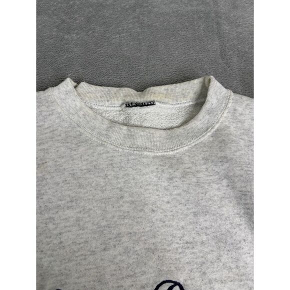 Vintage 90s Notre Dame Fighting Irish Pullover Sweatshirt Men's Size XL Gray - Picture 4 of 8